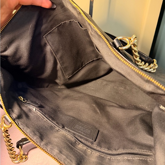 Coach Ava Brown Signature Tote with Gold Accents - Picture 6 of 7